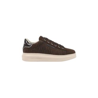 Karl Lagerfeld Schoenen, Heren, Bruin, 44 EU, Leer, Kapri Sneakers
