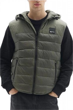 Karl Lagerfeld Licht Gevoerd Vest - Heren - Bodywarmers - Groen - M - Jassen