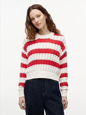 Tommy Hilfiger Jersey holgado de punto trenzado