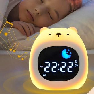 OEM Simpatico Orsetto In Silicone Come Luce Notturna, Con Led A Colori Variabili, Ricaricabile Tramite Usb, Timer, 8 Colori Dimmerabili, Utile Per Favorir