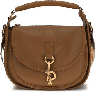 Burberry Brown Calf Leather Bos Taurus Shoulder Womens Bag