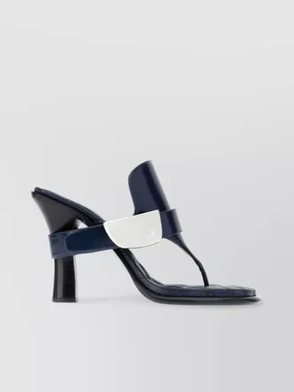 Burberry leather thong sandals