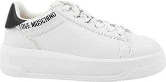 Love Moschino Sneakers - Dames - Sneakers - Wit - 39 EU - Leer - Schoenen