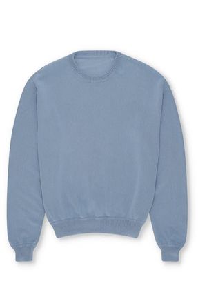 Fortela Rover Cotton Crewneck Sweater in Sky at Nordstrom, Size X-Small Eu