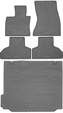 OEM Juego De Alfombrillas De Goma Para Coche Y Alfombrilla Para Maletero Para Bmw X5 F15 Suv (de Octubre De 2013 A Octubre De 2018)