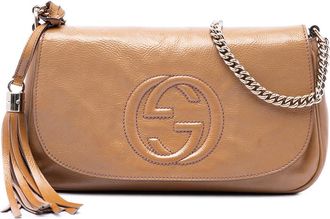 Gucci Pre-owned Gucci Medium Patent Soho Chain Flap Crossbody Ladies 69WSOG9QXCN7MN7X
