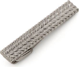 Cufflinks Inc. Antique Herringbone Stainless Steel Tie Bar in Silver at Nordstrom