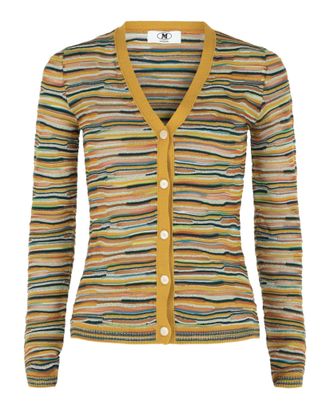 M Missoni Fitted Striped Cardigan
