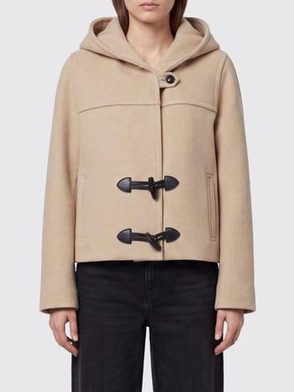 Isabel Marant Montgomery corto in cotone con cappuccio e inserti in pelle