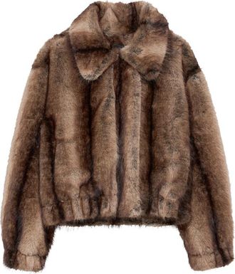 Arma Luxe Nep Bont Jas Bruin - Dames - Jassen - Bruin - S - Nepbont - Jassen