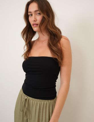 Nobody's Child Black Bandeau Top