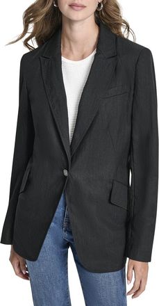 DKNY Dkny Zigzag Stretch Blazer