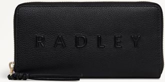 Radley London Black Large Zip Around Wallet Ridgeway Gardens SS26 Radley London