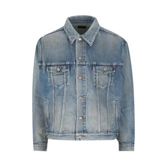 Saint Laurent Coats Navy - male - Saint Laurent - Denim Jackets - Blue - M - Jackets