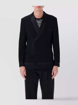 Junya Watanabe lapel satin blazer formal