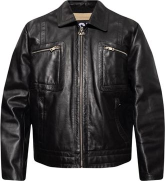 Diesel L Cale zwart leren jack