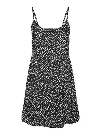 Pieces Name It Noos Bc Womens Pctala Slip Dress, Black/Aop: dot, XS