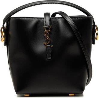 Saint Laurent Pre-owned Saint Laurent Mini Shiny Calfskin Le 37 Bucket Bag Ladies 8GX147A81WKIDIOY
