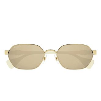 Gucci Sunglasses, unisex, Yellow, Size: 56 MM Mini Running Sunglasses