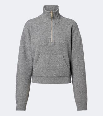 Victoria Beckham Wool and cashmere half-zip sweater