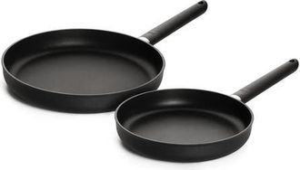 Woll Ecologic Nonstick Fry Pan Set 9.5-Inch & 11-Inch in Black at Nordstrom