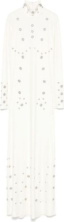 Coperni Snaps maxi-jurk - Wit