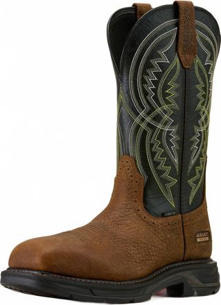 Ariat Mens Work Hog Xt Coil Wide Square Toe Boots - Wide In Carbon Toe