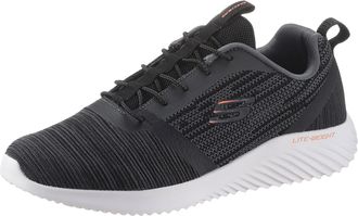 Skechers Slip-On Sneaker »BOUNDER« Slipper, Sommerschuh, Freizeitschuh mit leichter Laufsohle