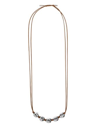 Fendi Collana ovale - Marrone