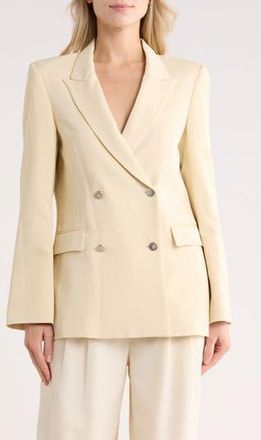 TWP My Second Husband Double Breasted Blazer in French Butter at Nordstrom Rack, Size X-Large