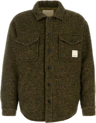 Emporio Armani Green Wool Blend Jacket