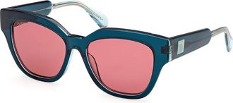 Max & Co. MO0106 98J Womens Sunglasses Green Size 54