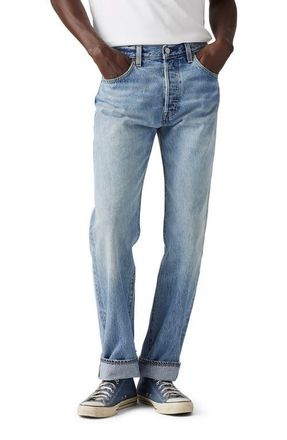 Levi's 501 93 Straight Leg Selvedge Jeans in Beautiful Disaster Selv at Nordstrom, Size 34 X 32