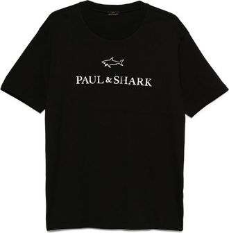Paul & Shark Logo-detailed Cotton T-shirt