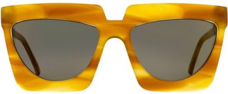Andy Wolf Bicolor Acetate Womens Sunglasses