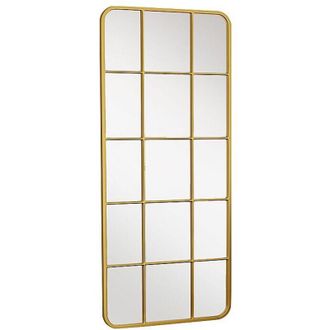 Vente-Unique Vente-unique - Specchio finestra l. 60 x h. 140 cm in Metallo Dorato - sciara