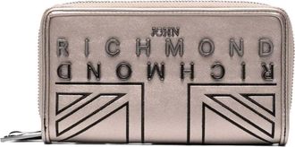 John Richmond Zip-Around Portemonnee - Dames - Portefeuilles - Grijs - ONE Size - Accessoires