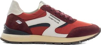 Ambitious Speedster Retro Runner - Heren - Sneakers - Rood - 42 EU - Leer - Schoenen