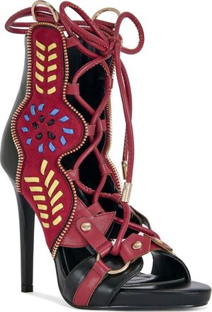 Azalea Wang Shainia Sandal in Black Multi at Nordstrom, Size 6.5