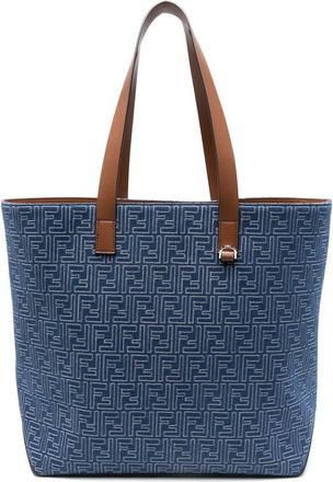 Fendi Medium FF Jacquard Shopping Bag