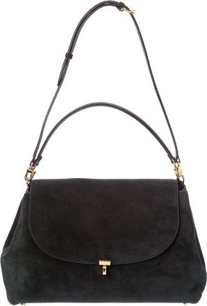 Toteme Toteme T-Lock Suede Shoulder Bag