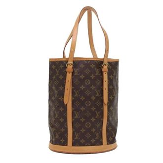 Louis Vuitton Pre-owned Bucket Bags, female, Brown, Size: ONE SIZE Pre-owned Vintage Canvas Bucket Bag