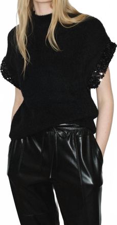 M&eacute;lissa Nepton Yura Sleeveless Sweater In Black