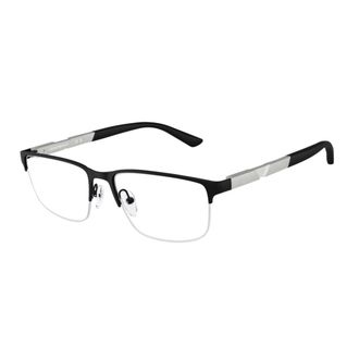 Emporio Armani 0ea1164 Rectangular Frame Eyeglasses with Metal Accents
