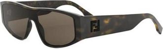 Fendi Authentieke Square Bril met Premium Kwaliteit - unisex - Zonnebrillen - Bruin - ONE Size - Accessoires