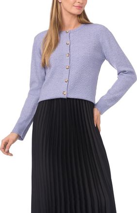 Halogen Cable Stitch Cardigan in Stonewash at Nordstrom Rack, Size X-Large