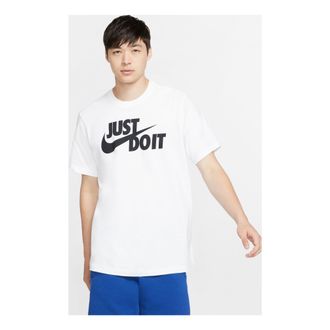 Nike AS Mens Nike Sportswear Tee JUST DO IT SWOOSH White AR5007-100