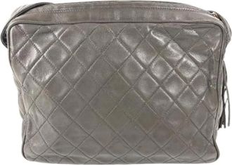 Chanel Pre-owned Cross Body Bags, female, Brown, Size: ONE SIZE Pre-owned Vintage Shoulder Bag