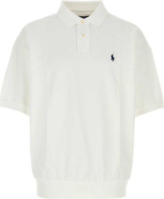 Polo Ralph Lauren White Piquet Oversize Polo