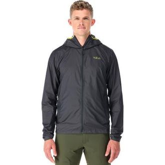 RAB Vital Windshell Hooded Jacket - Mens in Graphene at Nordstrom, Size X-Large